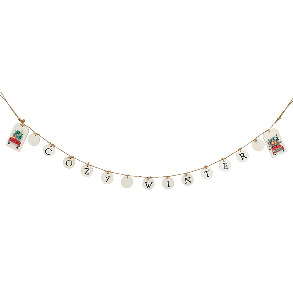 Picture of Faithworks L1219 Wood Garland&#44; Winter