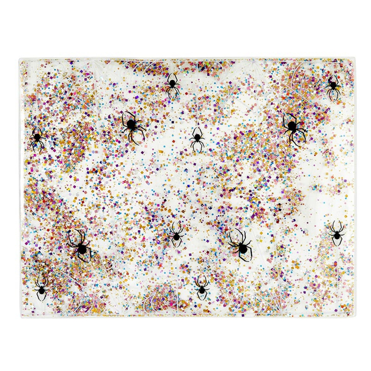 Picture of Slant 10-07020-119 Vinyl Confetti Placemat - Spider Web