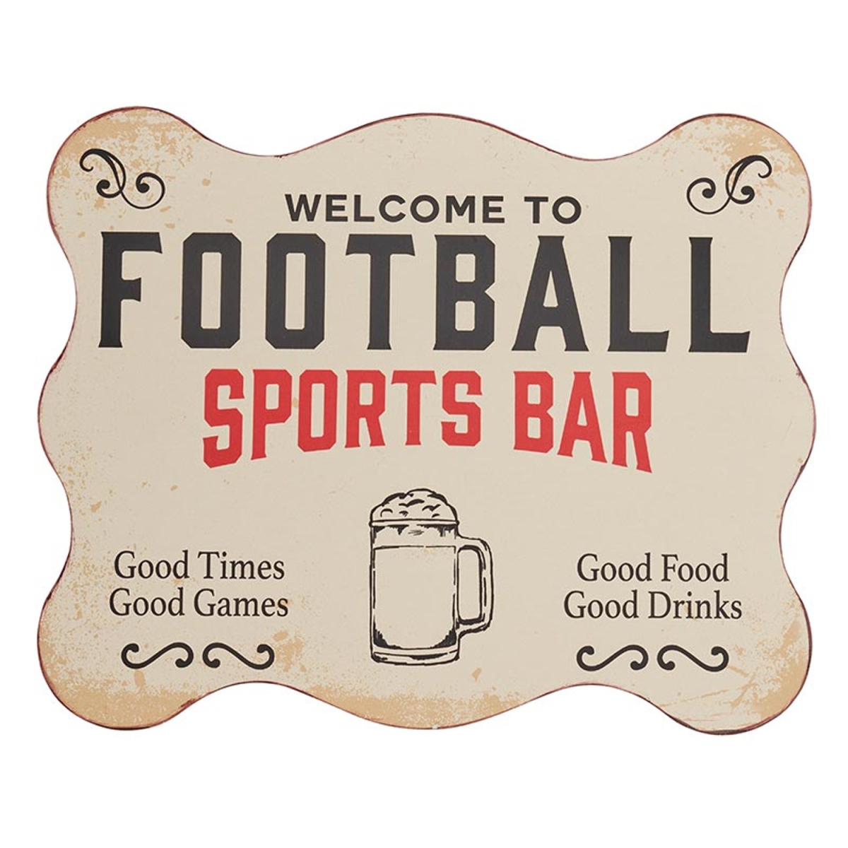 Picture of 47th & Main CMR669 8 x 10 in. Football Bar Sign