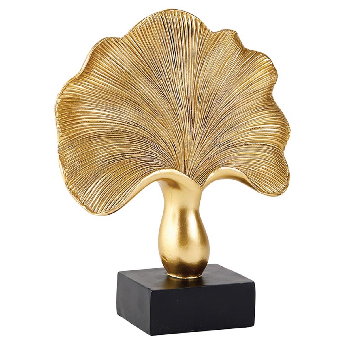 Picture of 47th & Main DMR059 7.5 x 2.75 x 9.75 in. Gold Flower Statue&#44; Large