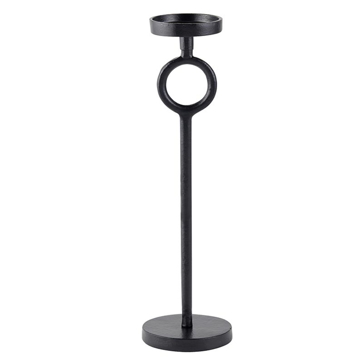 Picture of 47th & Main DMR084 4.5 x 14 in. Black Metal Candle Holder&#44; Large