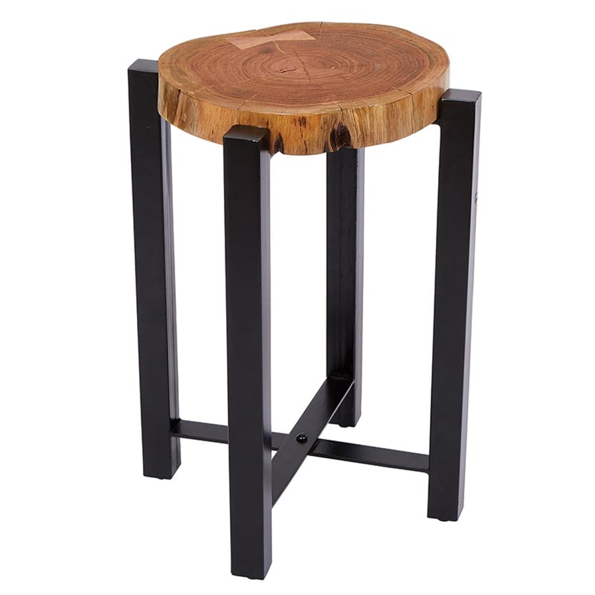 Picture of 47th & Main DMR195 10 x 7 x 16 in. Acacia Wood & Iron Table