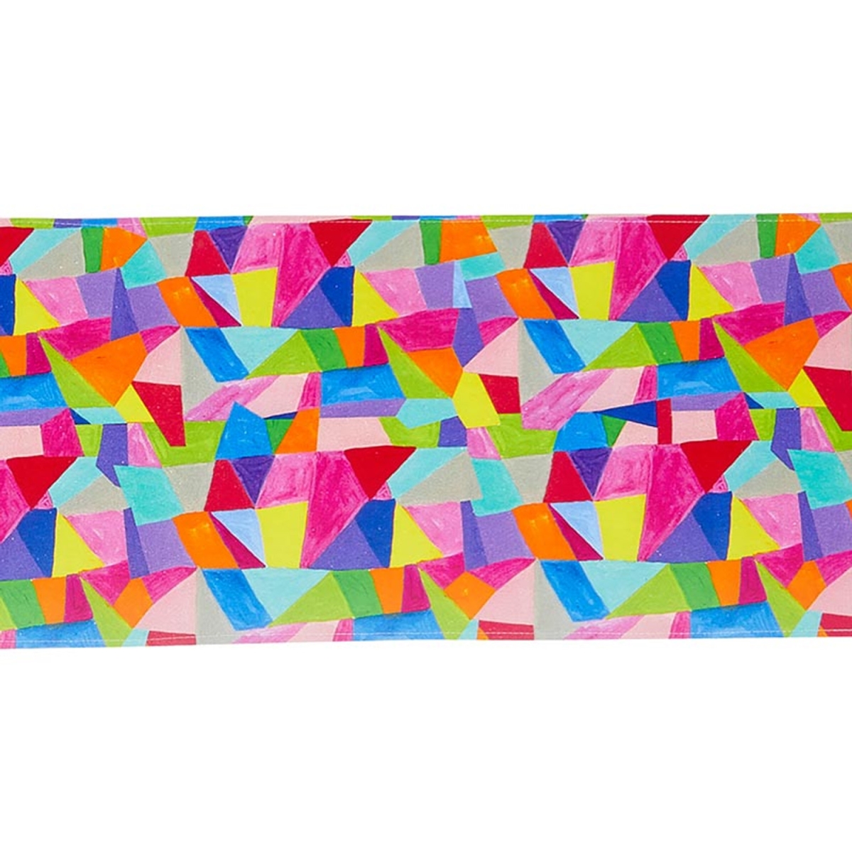 Picture of Slant 10-06301-098 Fabric Party Table Runner - Thimblepress Geo