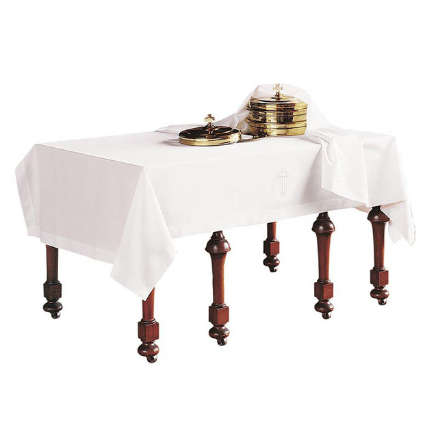 14456MR Latin Cross Communion Linen Set - 2 Piece
