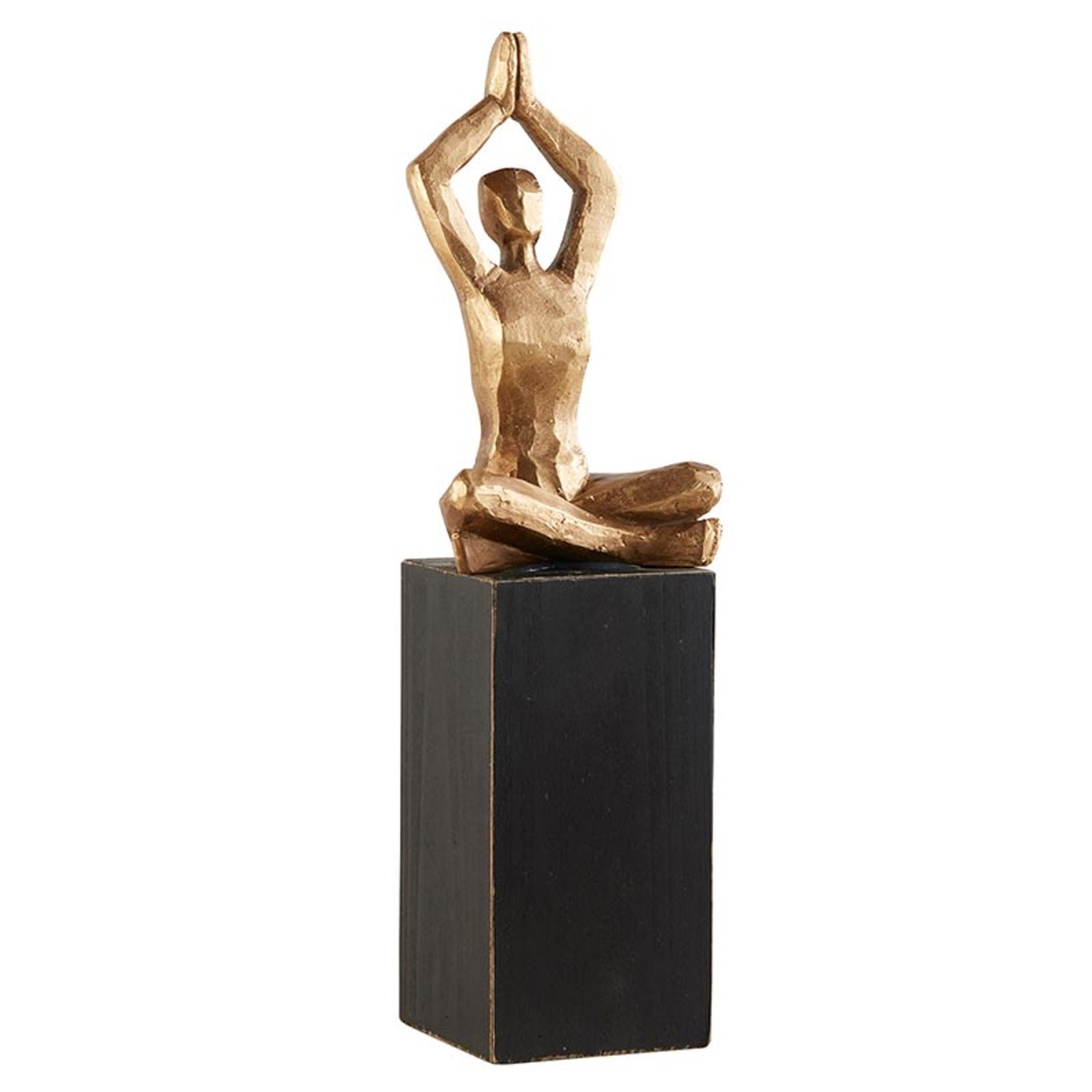 Picture of 47th & Main DMR596 4 x 3.25 x 13.5 in. Gold Sukhasana Statue