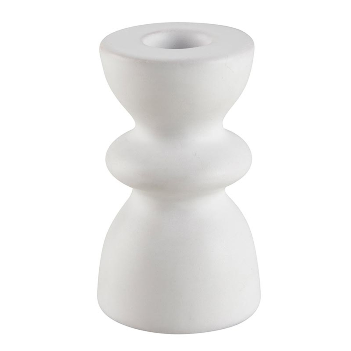 Picture of 47th & Main DMR629 2.25 x 3.5 in. White Tiered Taper Candleholder