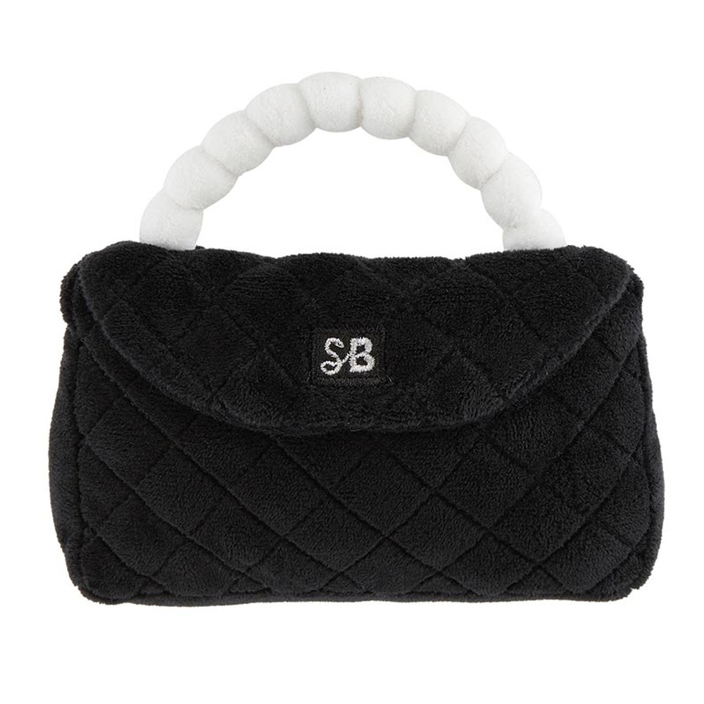 N6614 Quilted Rattle Purse Toy
