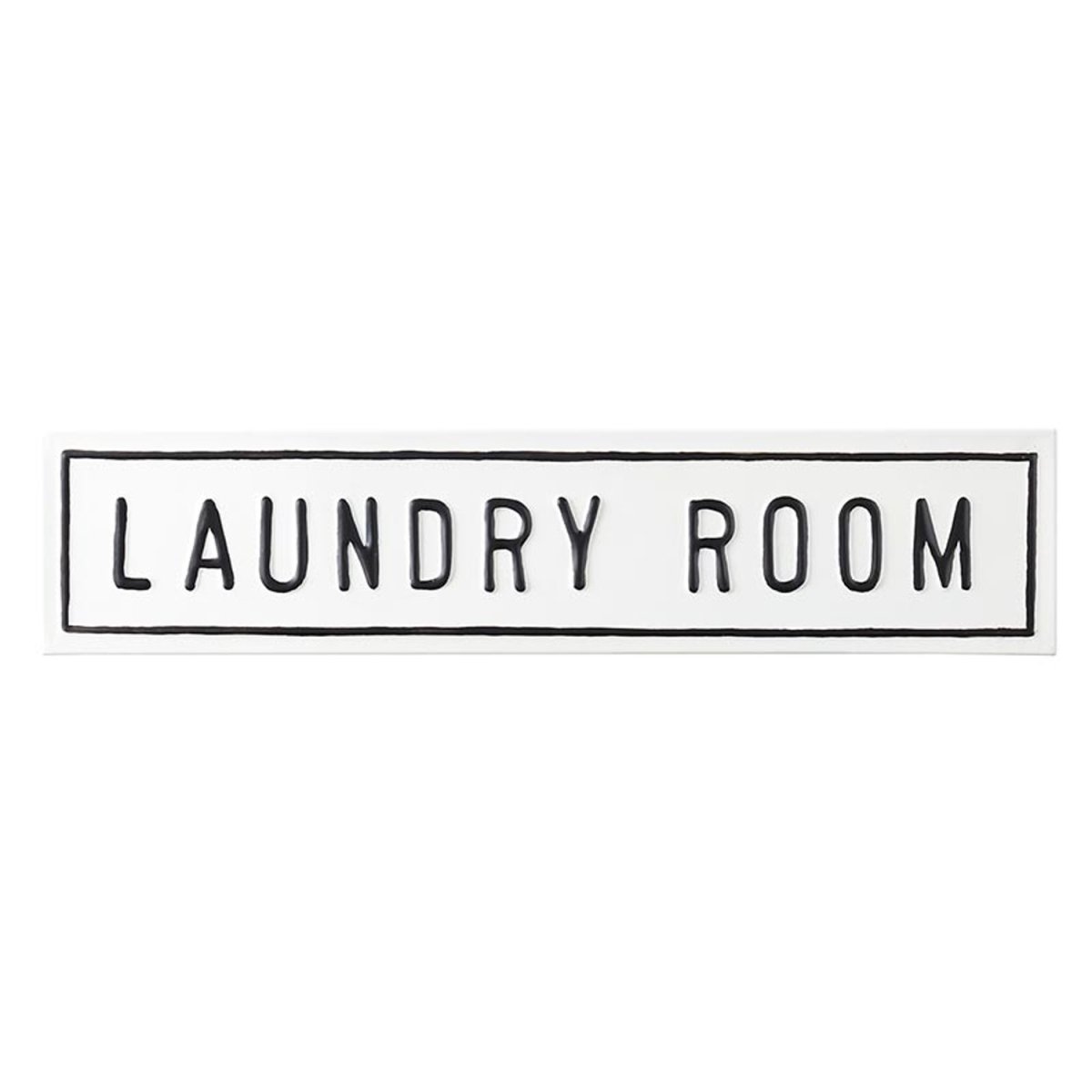 Picture of Santa Barbara Design Studio N6458 Embossed Metal Wall Sign&#44; Laundry Room