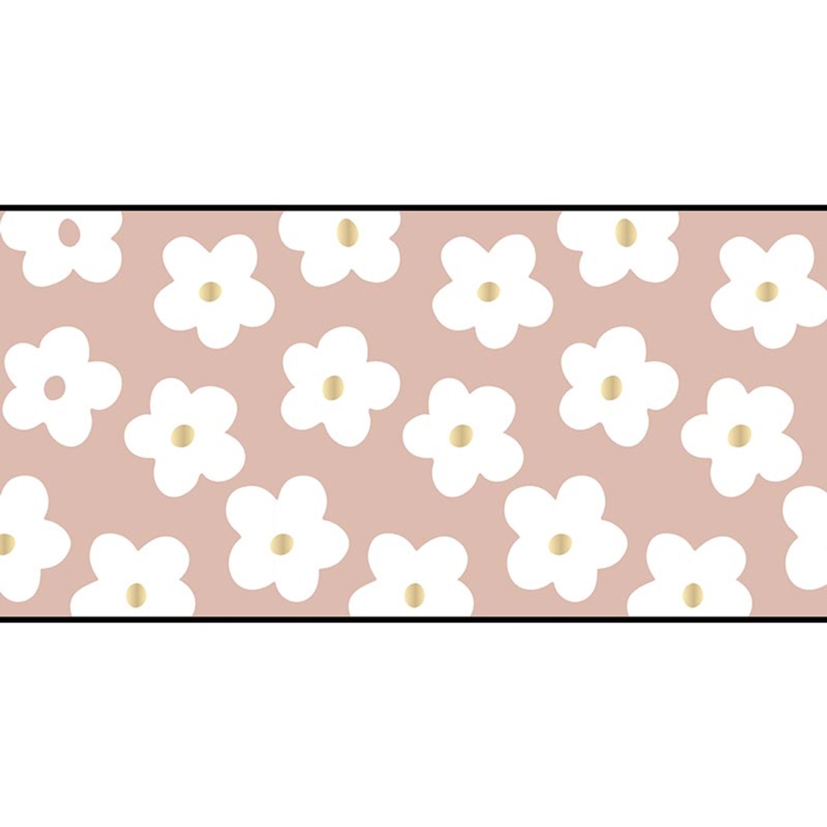 Picture of Santa Barbara Design Studio P0717 25 ft. Paper Table Runner&#44; White Flower