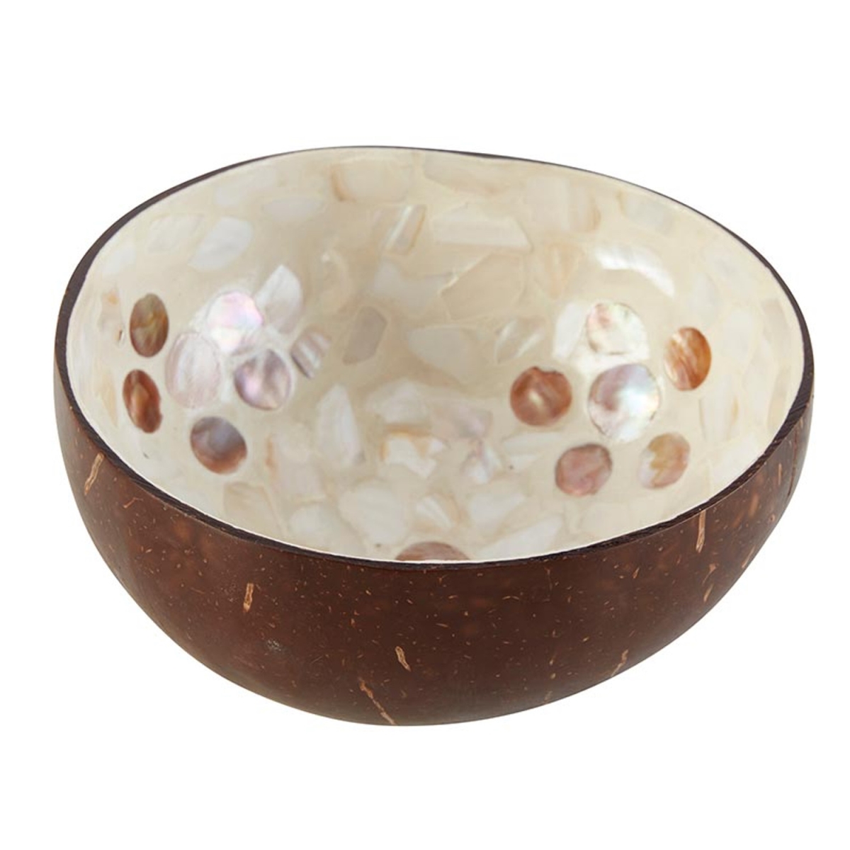Picture of 47th & Main DMR829 5 x 2.5 in. Shell Inlaid Coconut Bowl