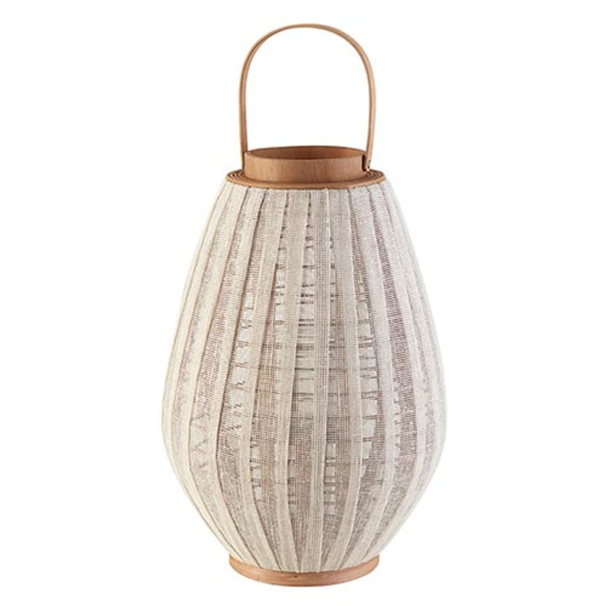 DMR895 11 in. Dia. x 18 in. White Lantern - Medium