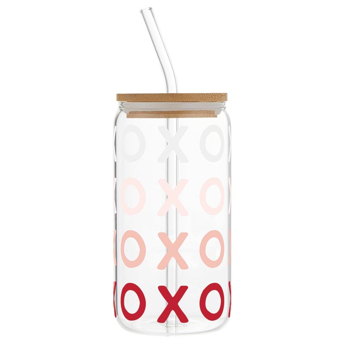 Picture of Slant P7815 Glass Tumbler - XOXO