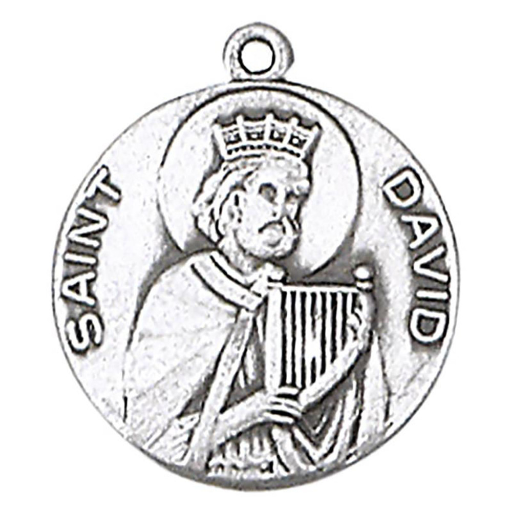 JC-147-1MFT St. David Sterling Silver Medal