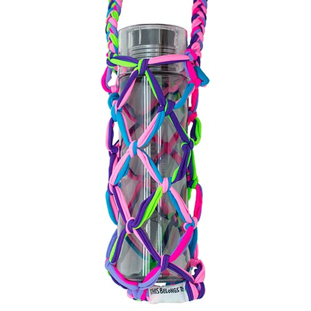 Picture of Pomchies P20282 Cross Body Water Bottle Carrier, Kaleidoscope