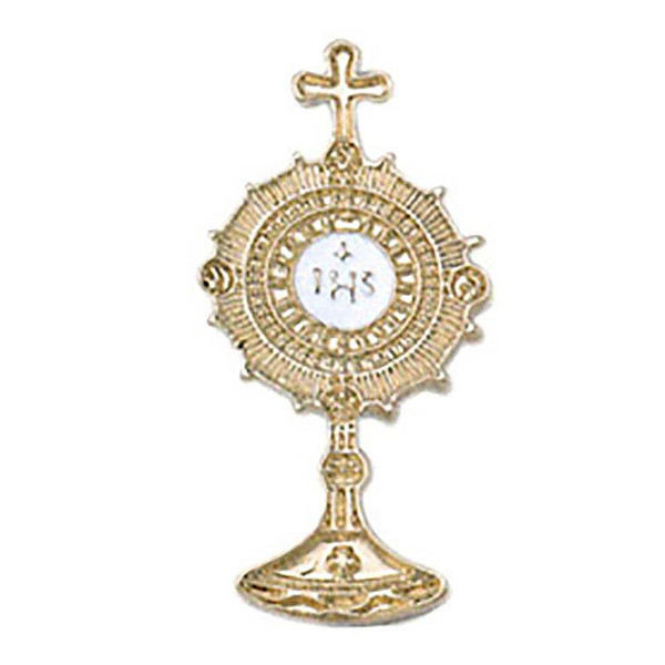 BK-P11158 1.625 in. Monstrance Lapel Pin, Gold