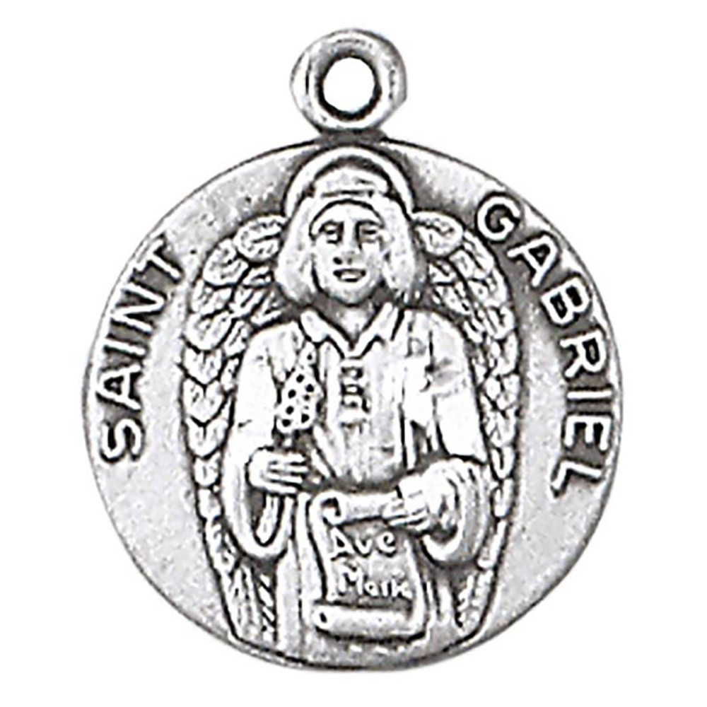 JC-452-1MFT St. Gabriel Sterling Silver Medal