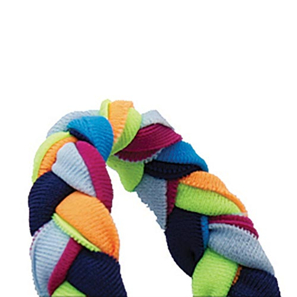 P71269 Double Pom Braid Headband, Itti-Bitz