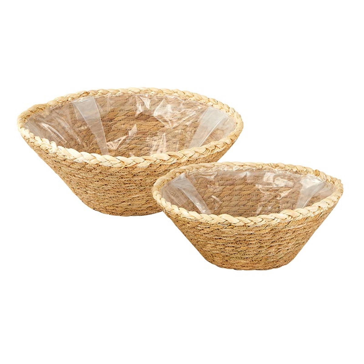 Picture of 47th & Main DMR443 Seagrass Decor Bowls&#44; Set of 2