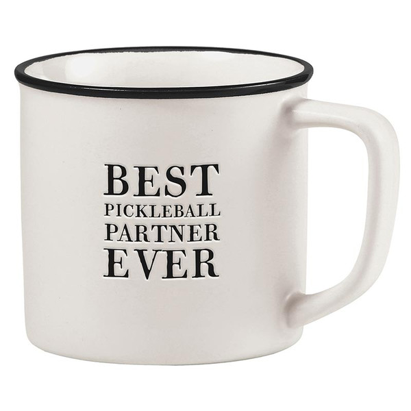 Picture of Santa Barbara Design Studio N0565 16 oz Ceramic Coffee Mug - Best Partner