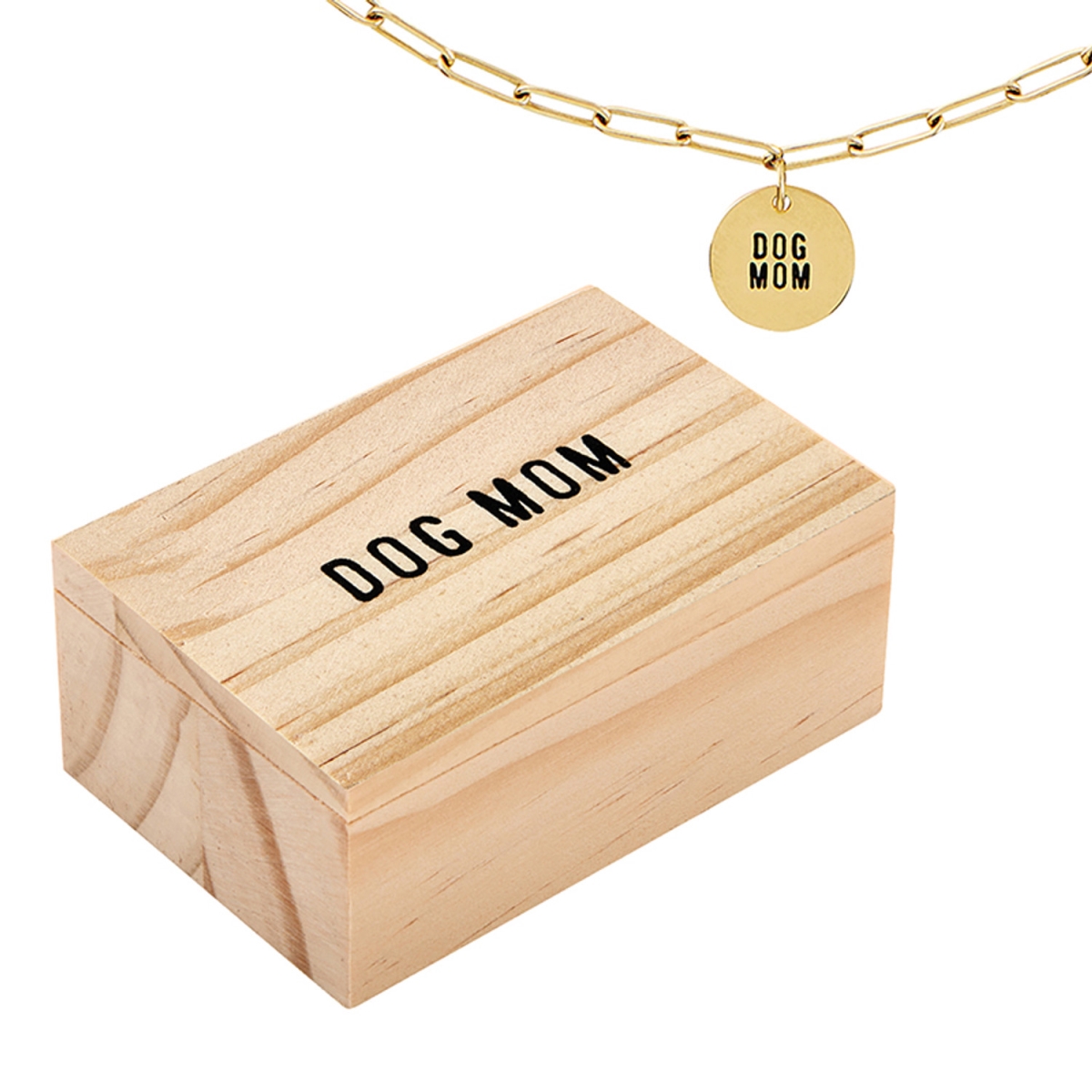 N2170 Dog Mom Link Necklace