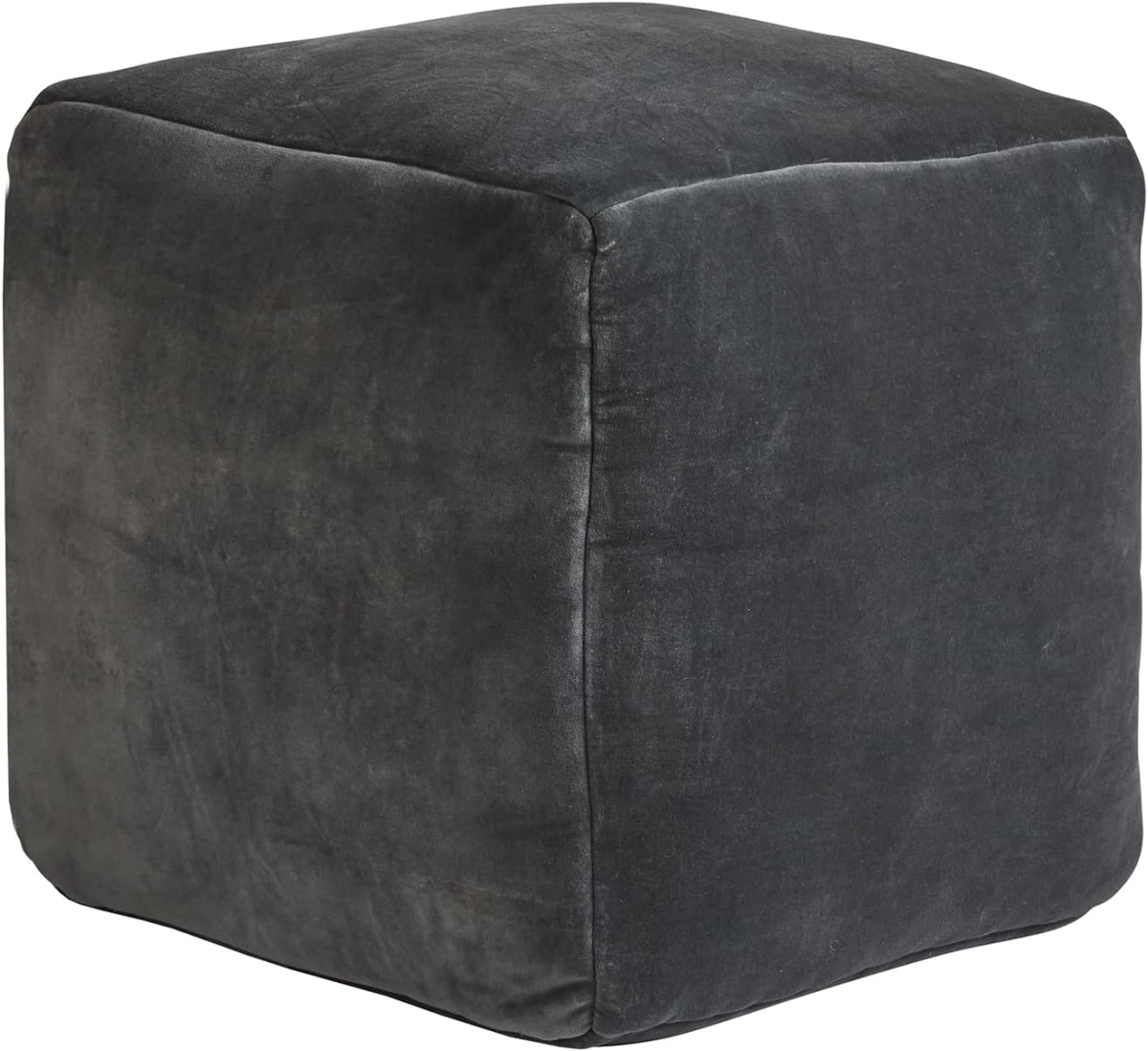 Picture of 47th & Main CMR141 Grey Velvet Pouf