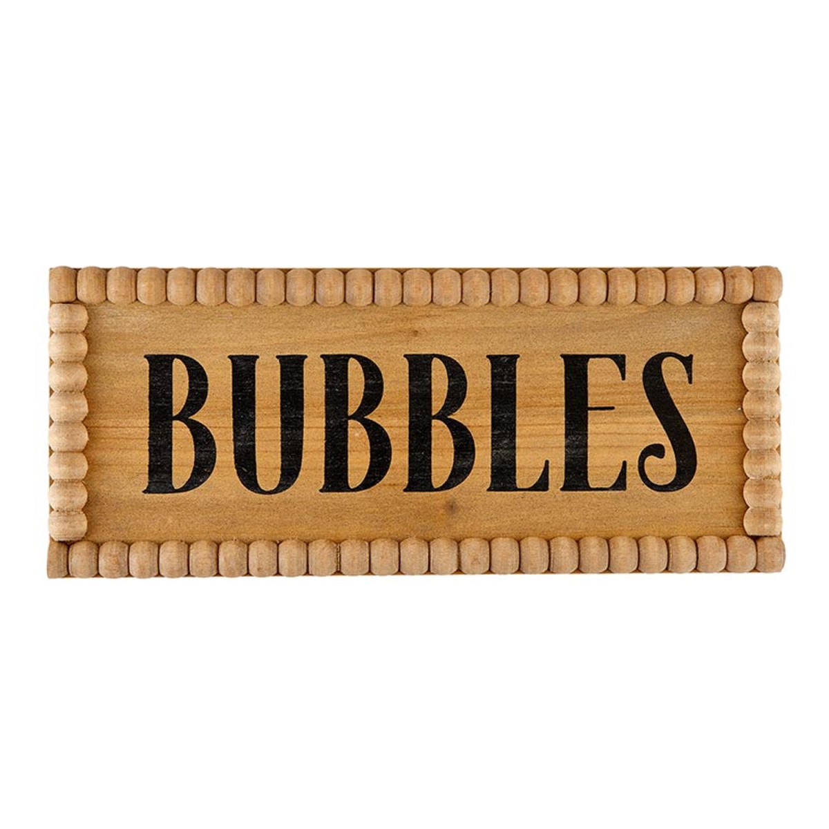 Picture of 47th & Main CMR749 12 x 5 x .5 in. Bubbles Beaded Wood Sign