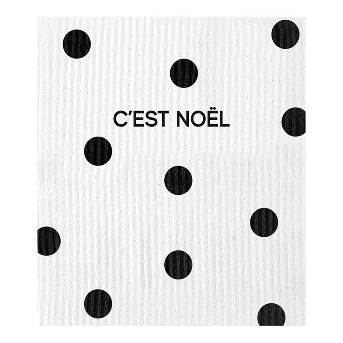 L7357 Organic Dish Cloth, Cest Noel