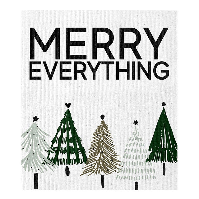 L7362 7 x 7.75 in. Organic Dish Cloth - Merry Everything