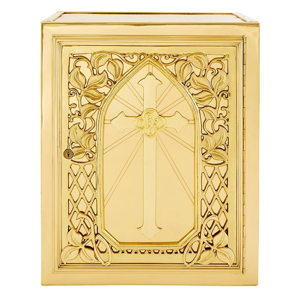 Sudbury L9928 IHS Cross Brass Tabernacle
