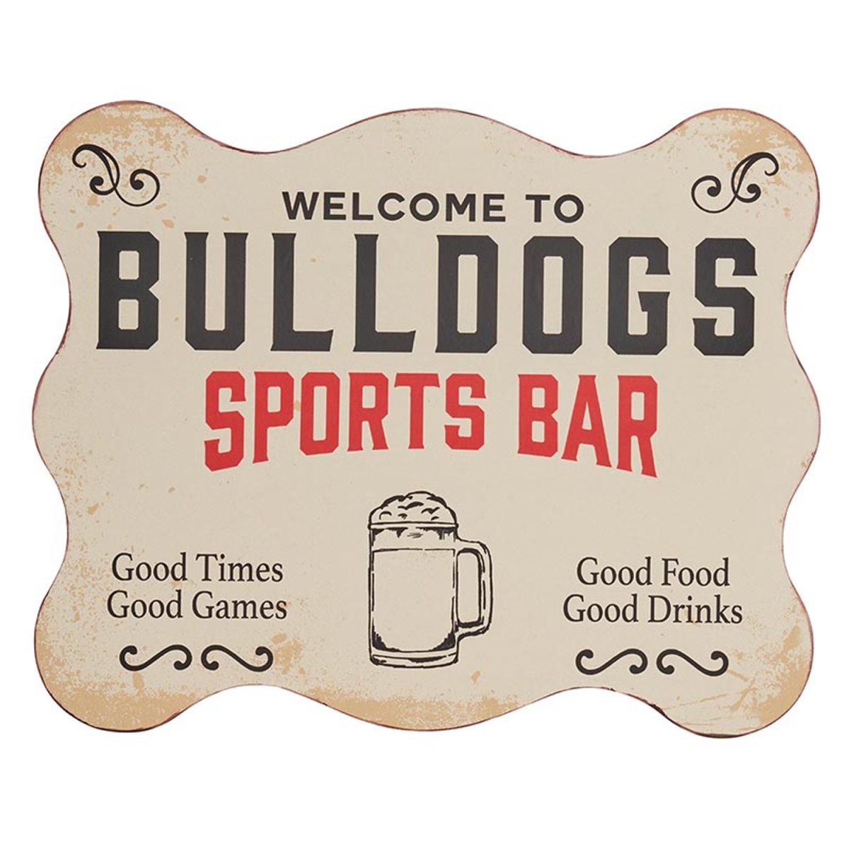 Picture of 47th & Main CMR673 8 x 10 in. Bulldog Bar Sign