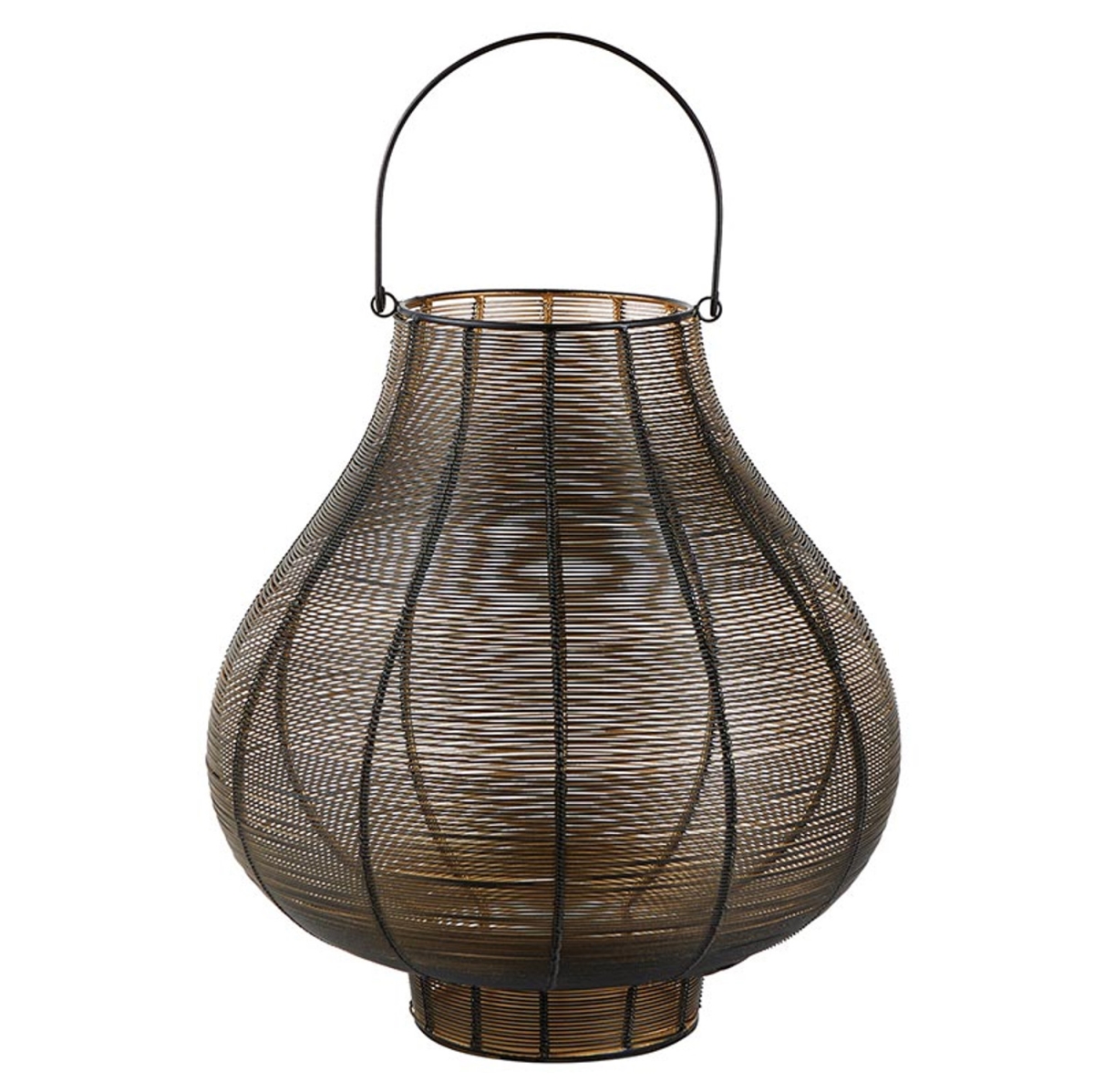 Picture of 47th & Main DMR050 13.5 x 13 in. Black & Gold Lantern&#44; Large