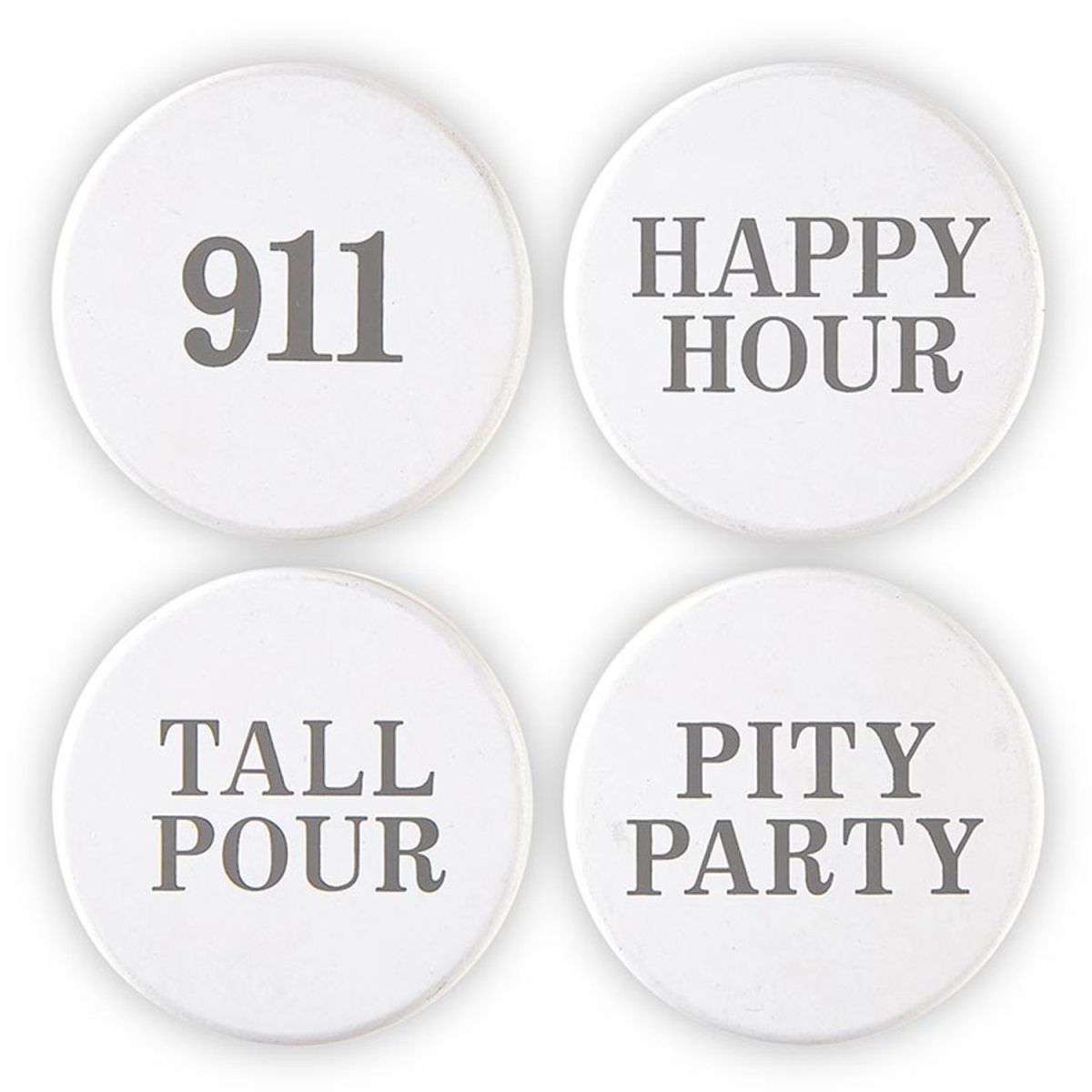 Picture of Santa Barbara Design Studio L6910 Face to Face Wine Stoppers&#44; Tall Pour - Pack of 4