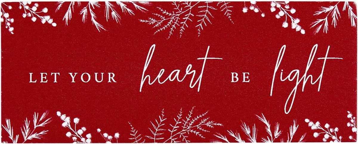 Picture of Faithworks J6372 Message Block&#44; Heart Be Light - 5 x 2 in.