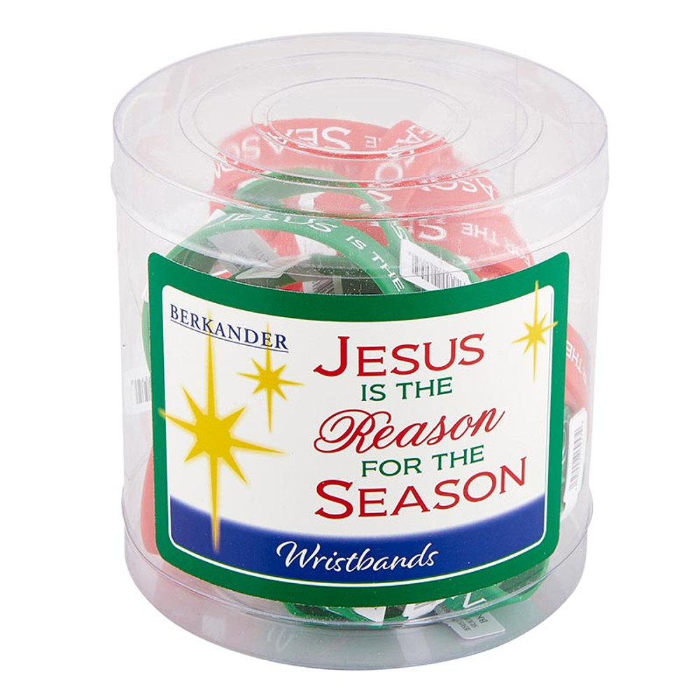 BK-12301 Jesus is The Reason Silicone Bracelet