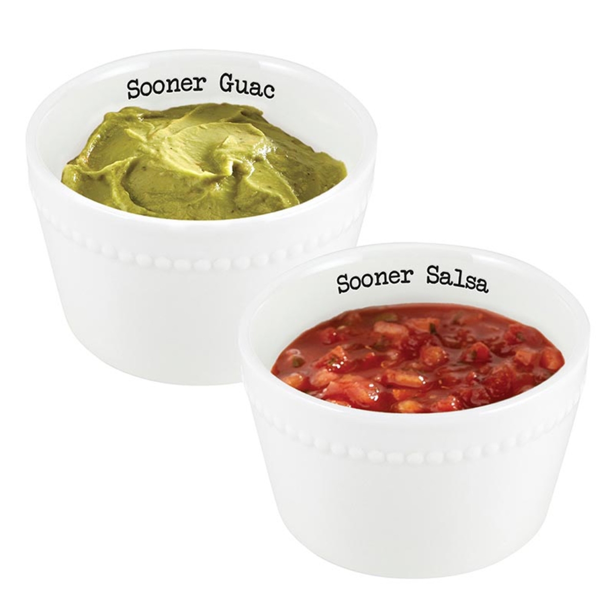 Picture of 47th & Main CMR497 4.5 x 2.75 in. Sooners Salsa & Guac Set