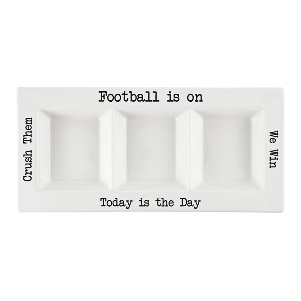 Picture of 47th & Main CMR532 14.75 x 7 x 1.5 in. Football Condiment Platters
