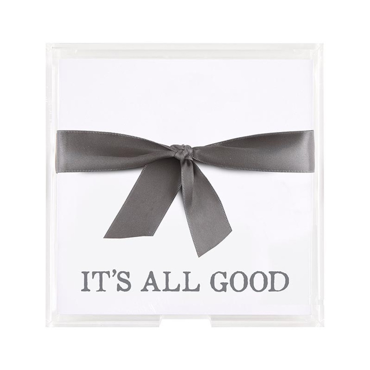 Picture of Santa Barbara Design Studio L6915 6 x 6 in. Face to Face Acrylic Notepaper&#44; Its All Good