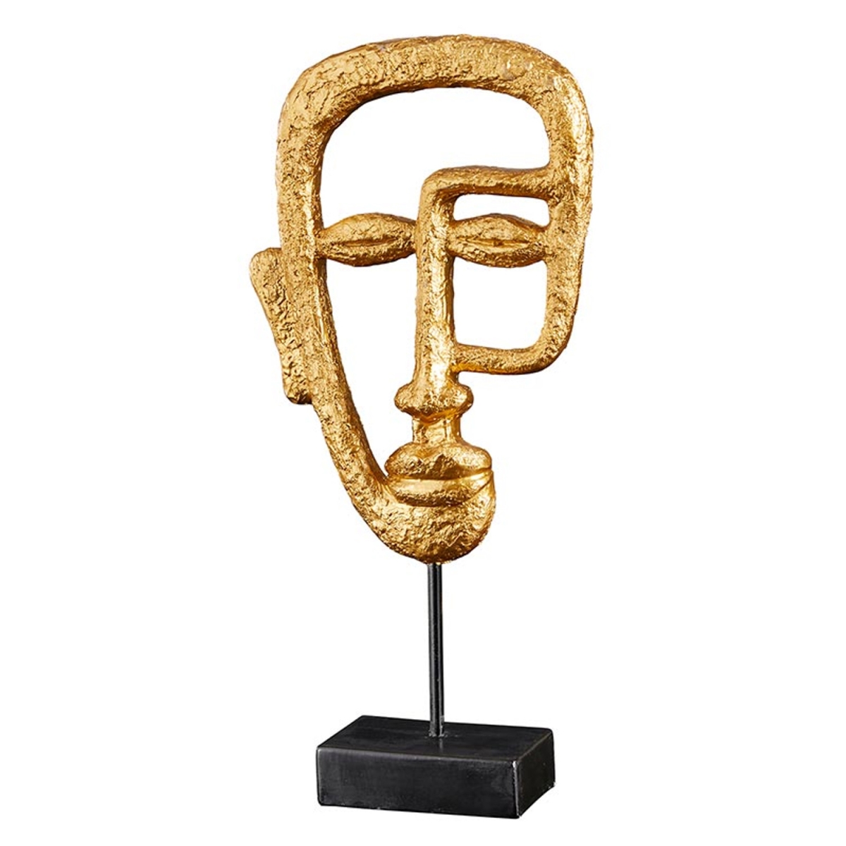 Picture of 47th & Main CMR860 6 x 2.75 x 13 in. Gold Face Statue