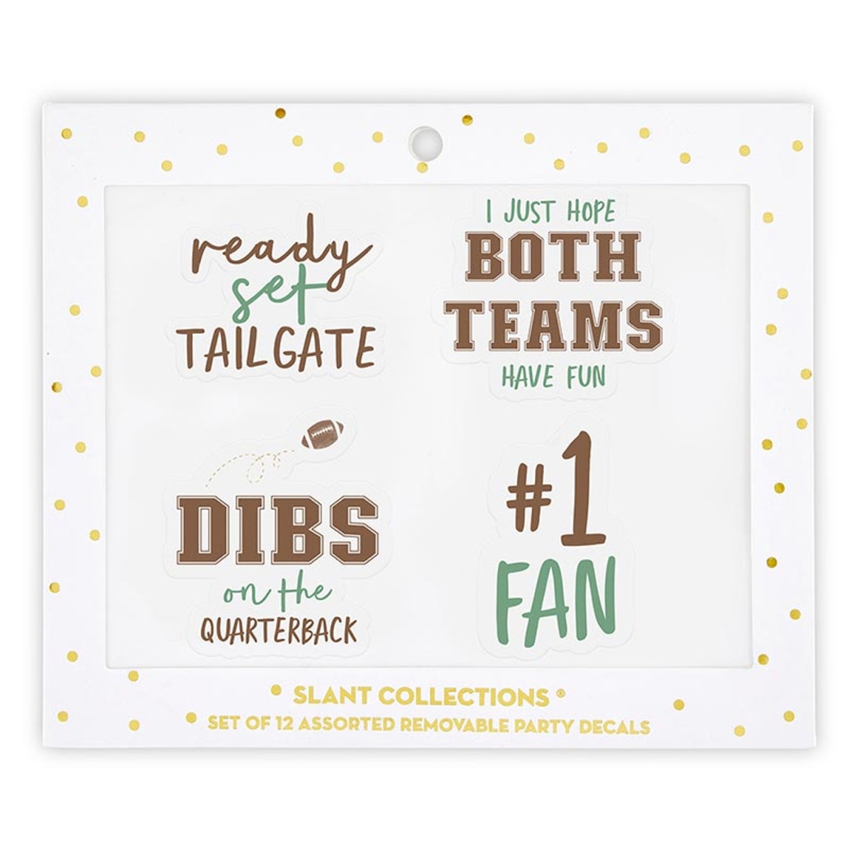 Picture of Slant 10-05580-645 Reusable Party Decals - Tailgate