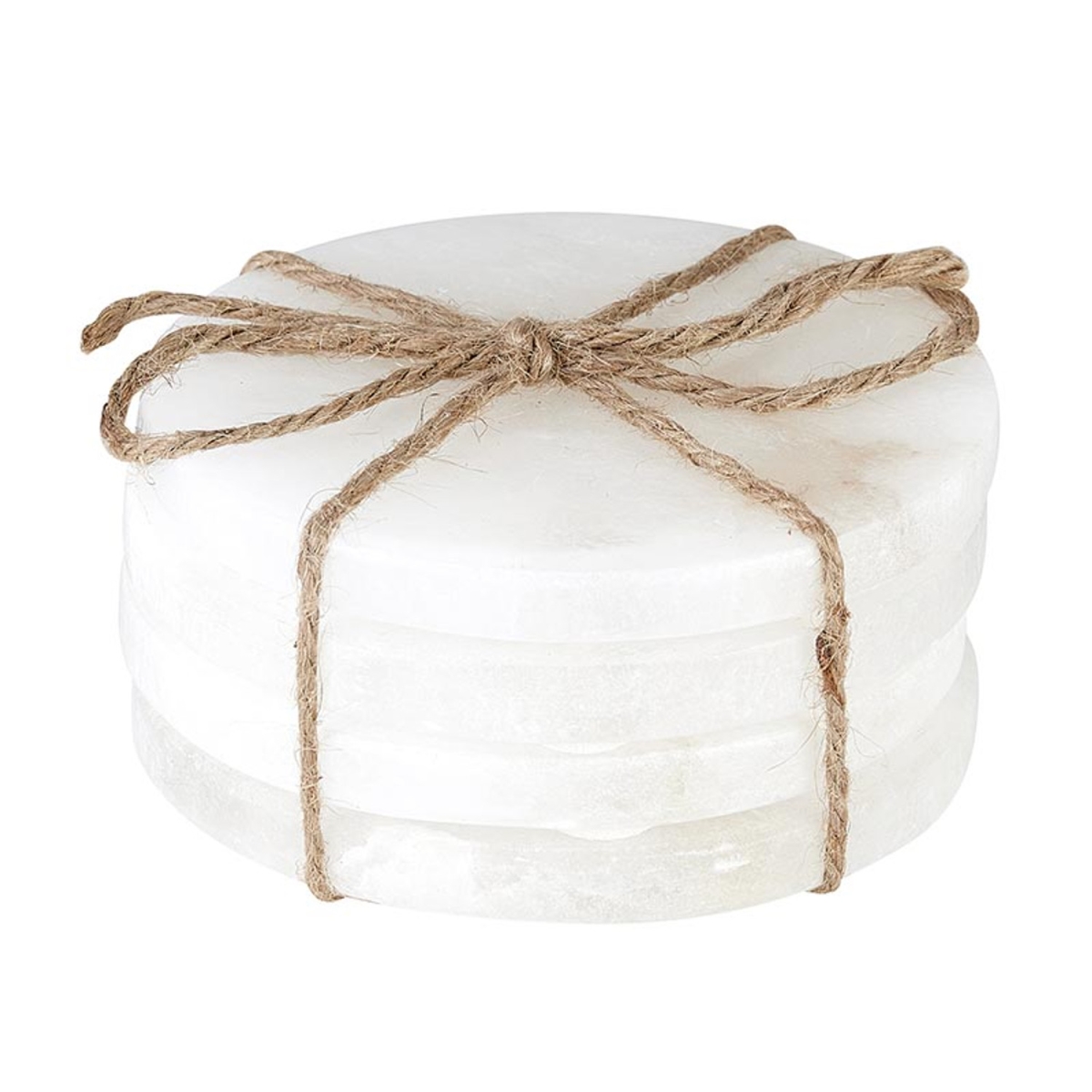 Picture of Santa Barbara Design Studio L6730 4 in. Alabaster Coasters&#44; Set of 4