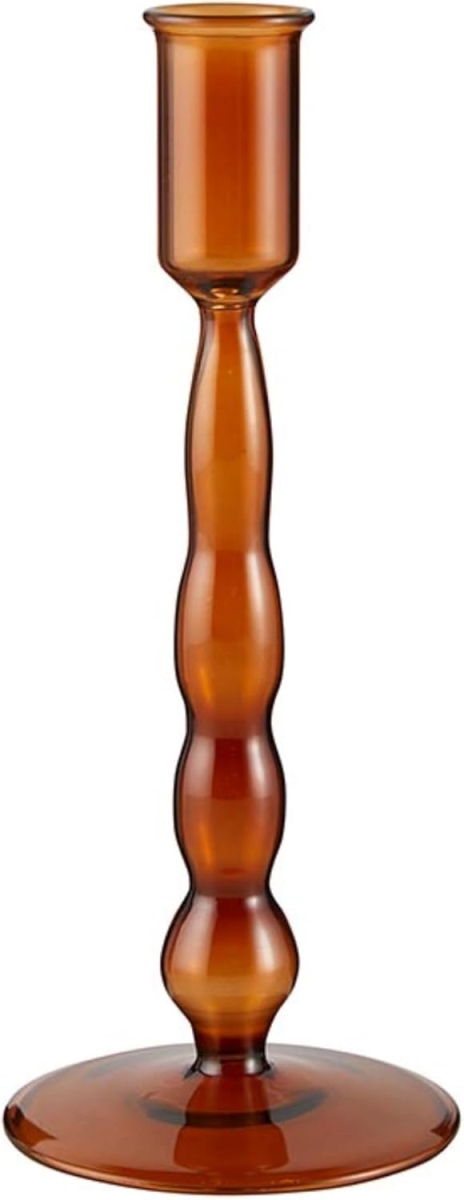 Picture of 47th & Main DMR727 Amber Taper Candle Holder&#44; Small