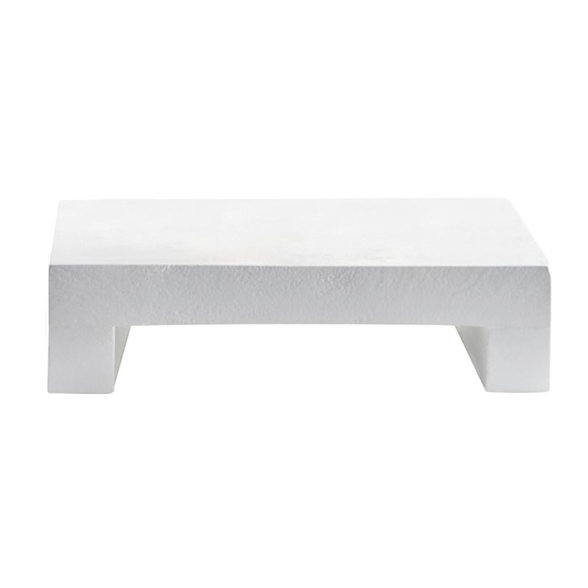 Picture of Santa Barbara Design Studio P5753 8 in. White Textured Pedestal Tray