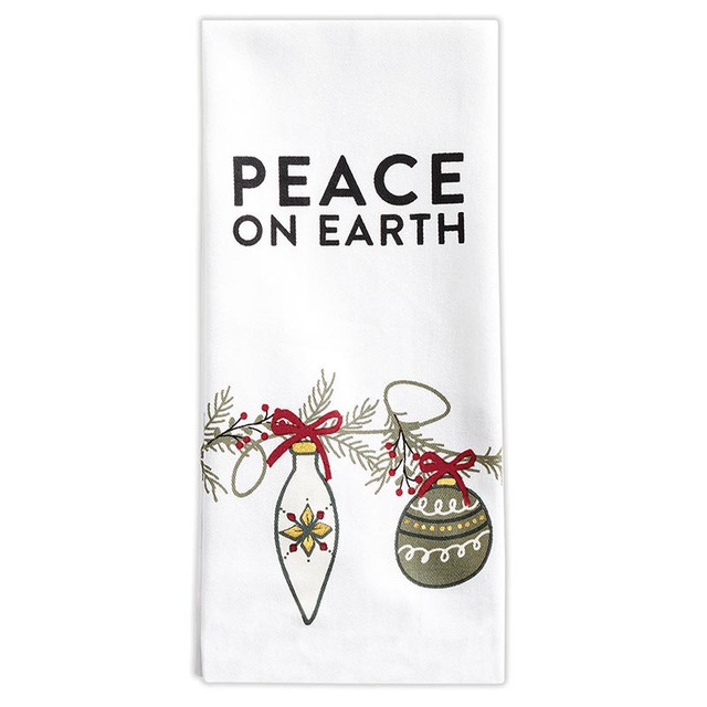 Picture of Santa Barbara Design Studio P6595 28 x 18 in. Tea Towel - Ornaments