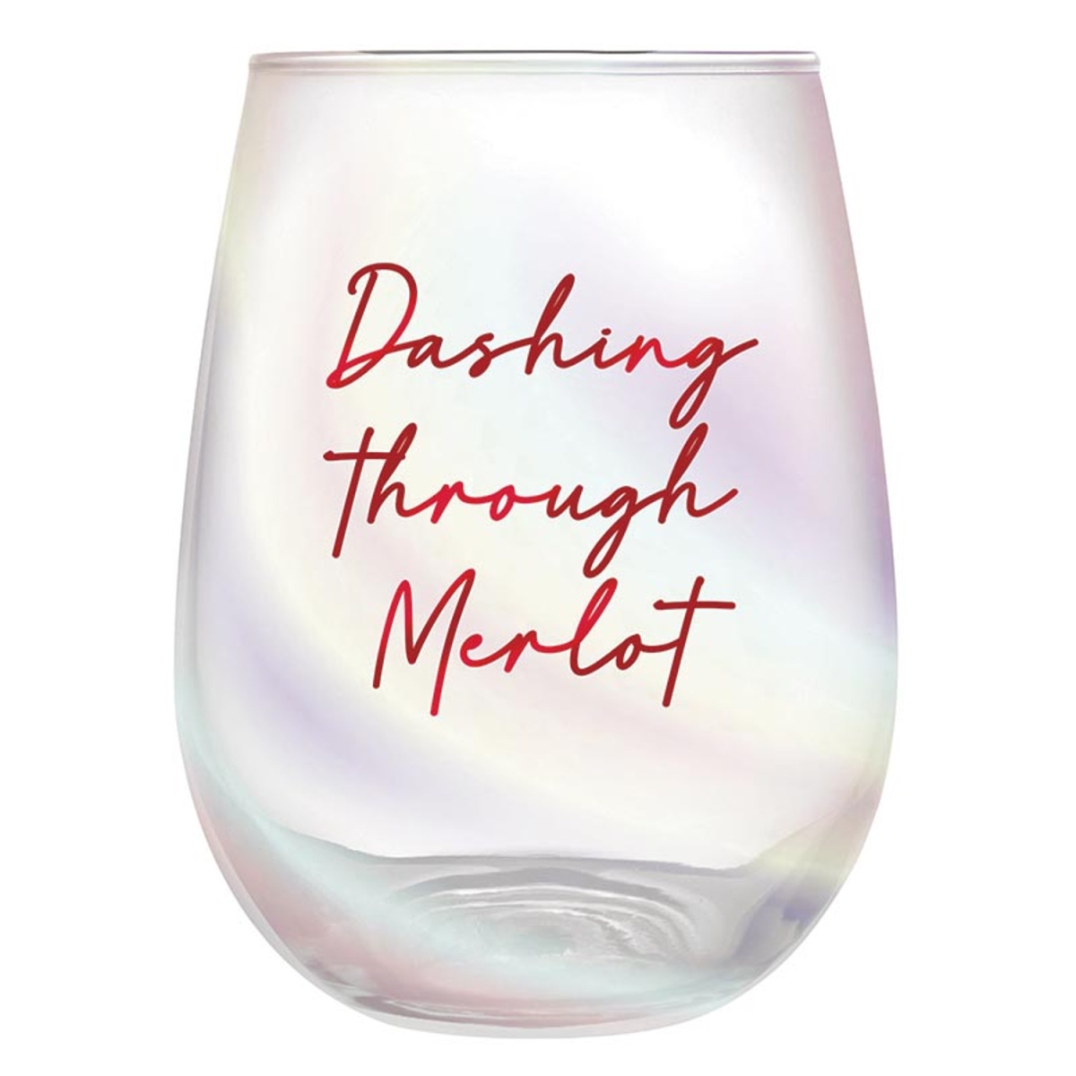 Picture of Slant P7754 20 oz Wine Glass - Dashing Through Merlot