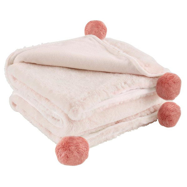 Picture of Stephan Baby P6708 30 x 40 in. Plush Blanket with Ballet Shoes