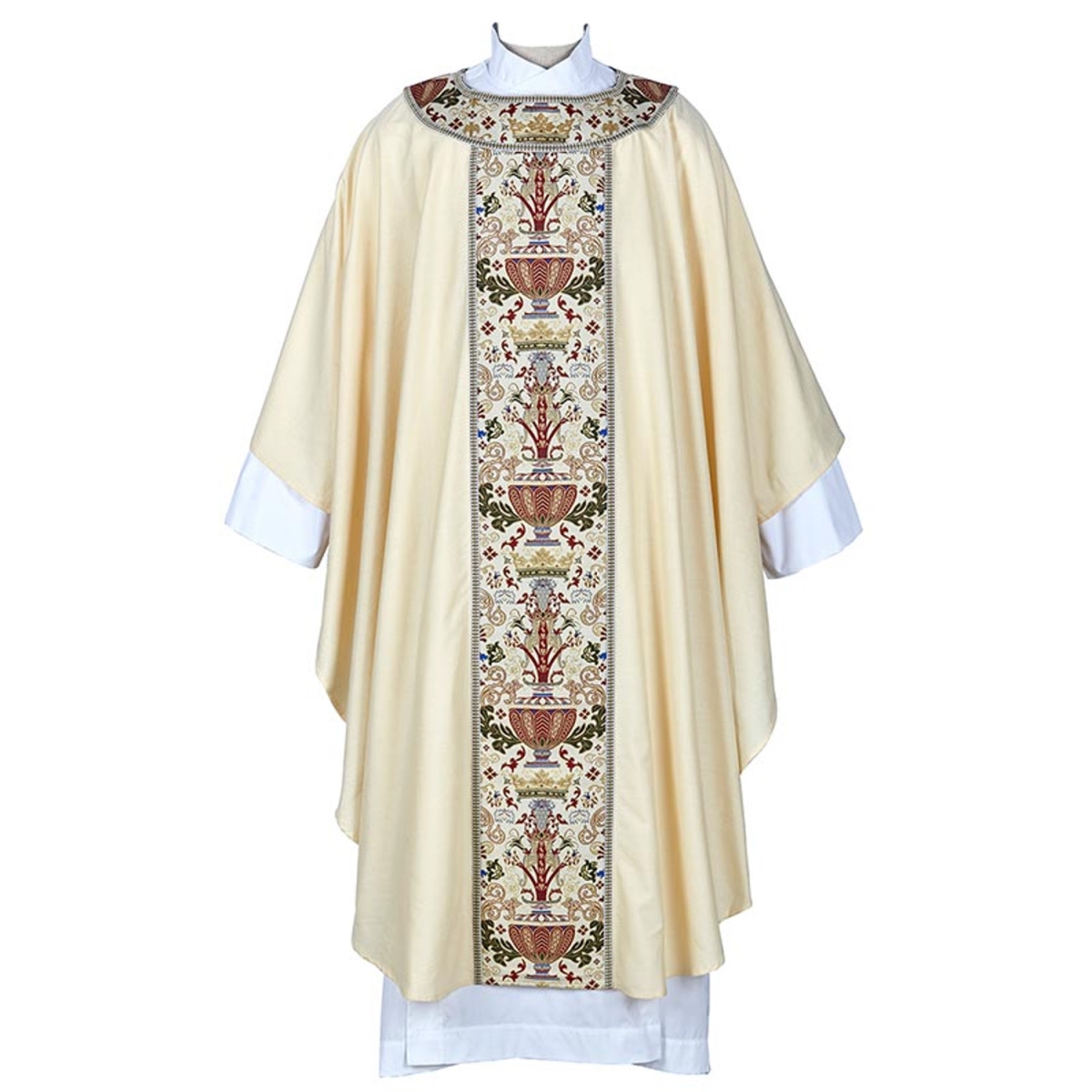 J6437 Coronation Collection Tapestry Round Neck Chasuble