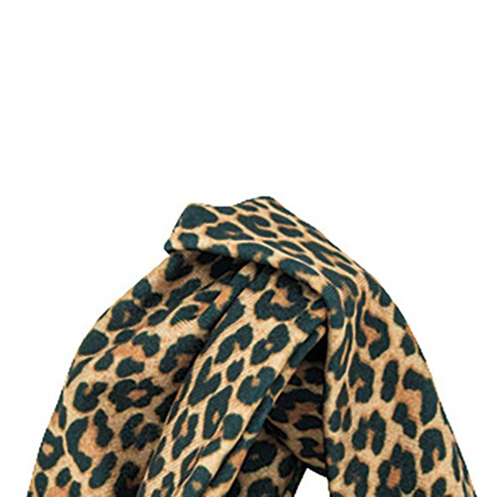 P07702 Knotted Headband, Leopard