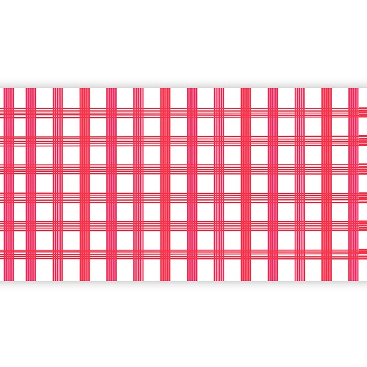 Picture of Slant 10-05580-757 Fabric Party Table Runner - Gingham Red