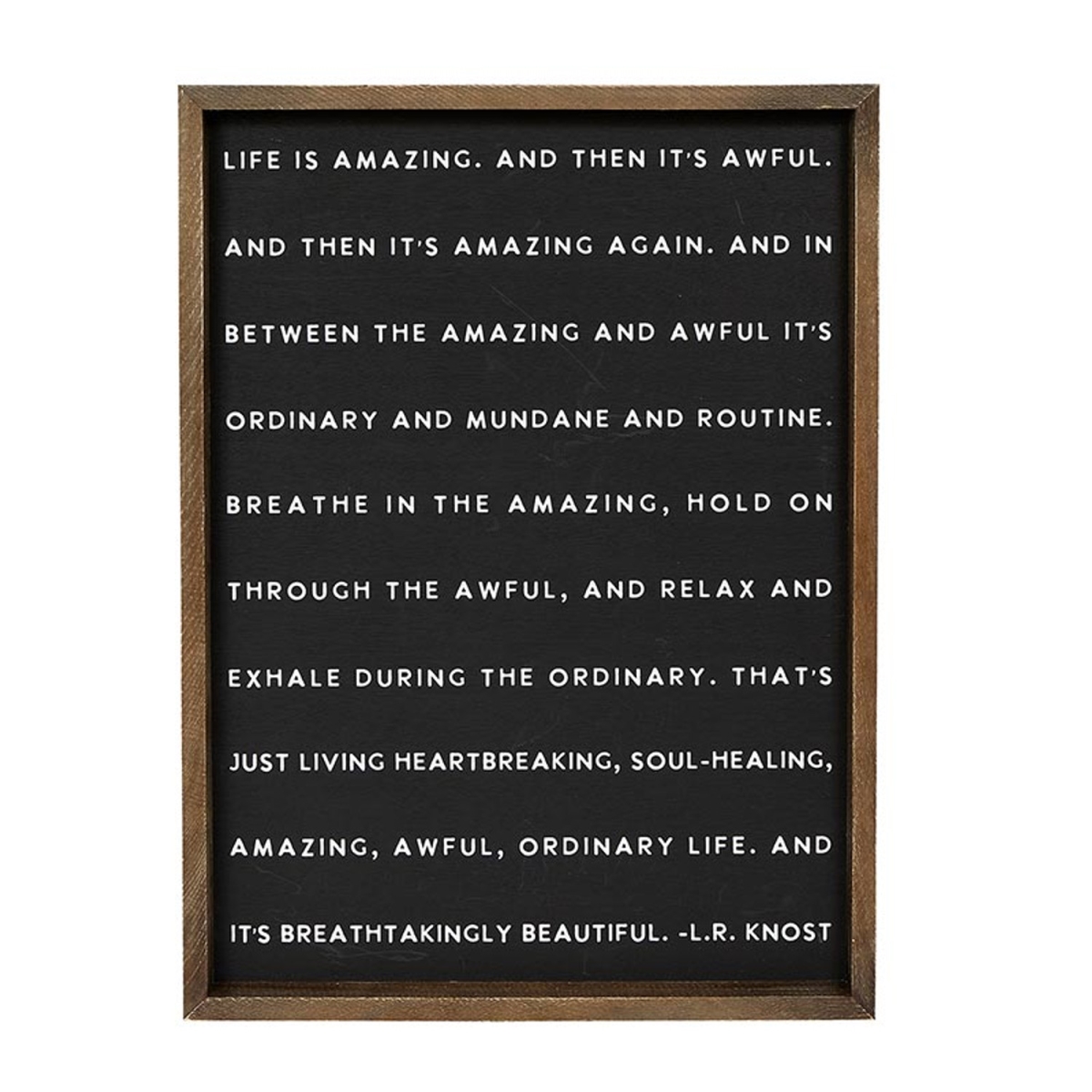 Picture of Santa Barbara Design Studio N6466 Wood Sign - Life is Amazing