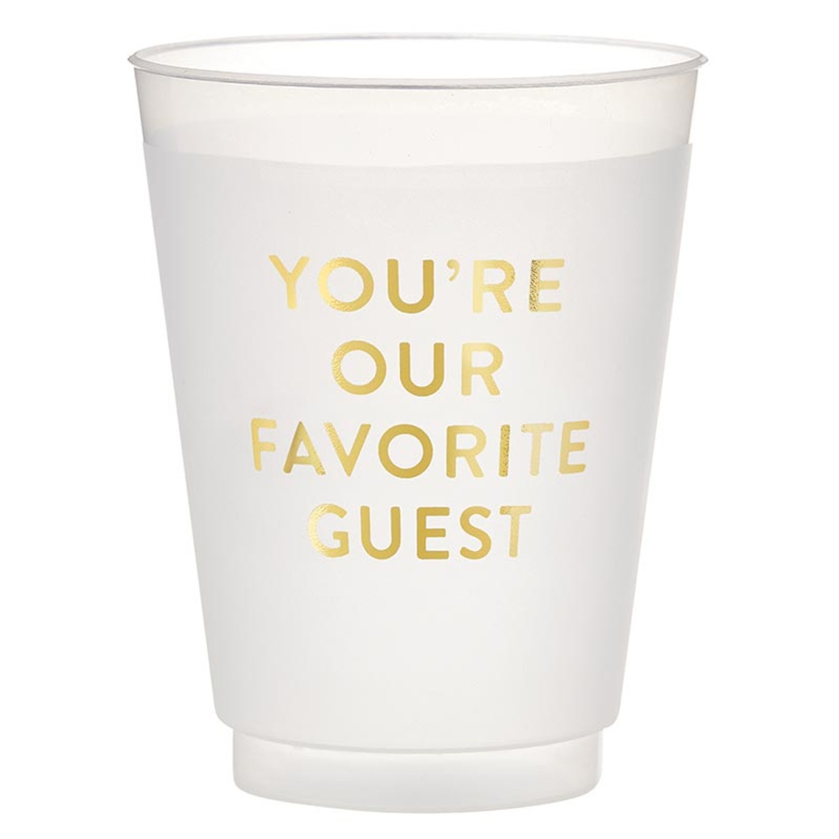 P0796 16 oz Frost Cups, Favorite Guest